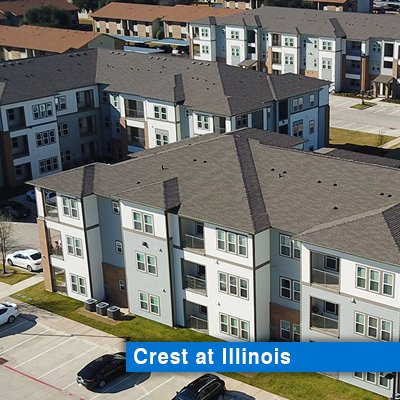 Crest At Illinois Apartments, Dallas Texas